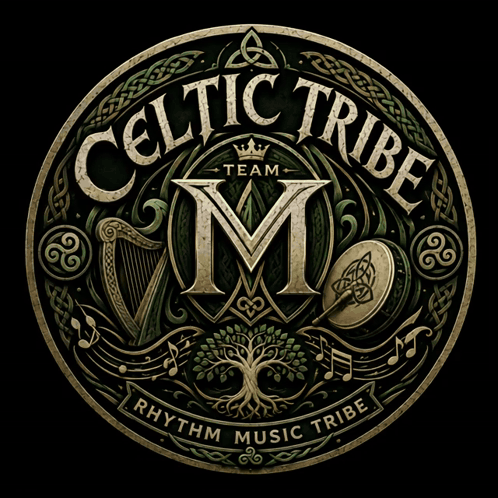 Celtic Tribe Team Logo With Dragon And Tree GIF