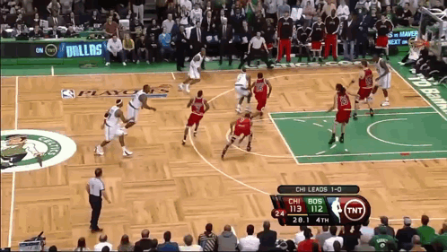 Celtics vs Boston Bruins Basketball Game