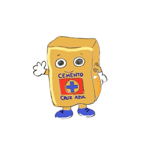 Cemento Cruz Azul Cartoon Drawing