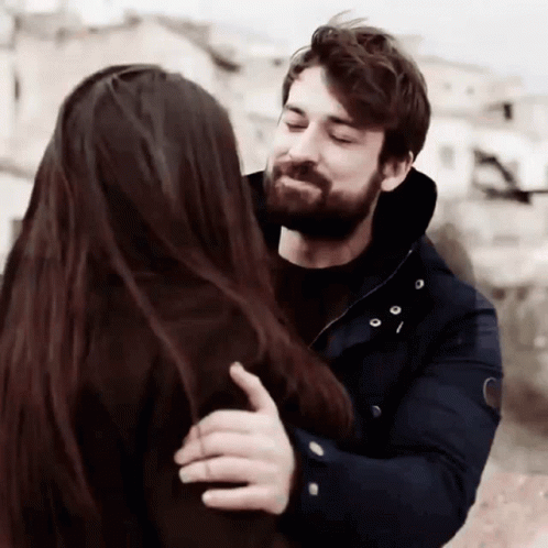 Ceren Yilmaz Hug From Behind GIF
