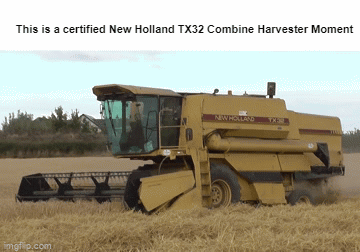 Certified New Holland TX32 Combine Harvester Moment
