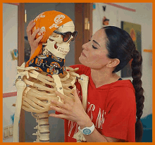 Cevahir Turan Skeleton Kiss GIF