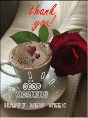 New Good Morning Happy New Week GIF