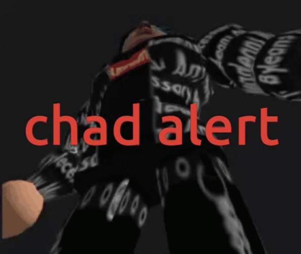 Chad Alert Roblox Character GIF