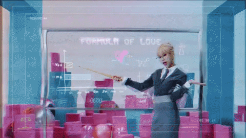 Chaeyoung Teaching In Scientist Music Video GIF