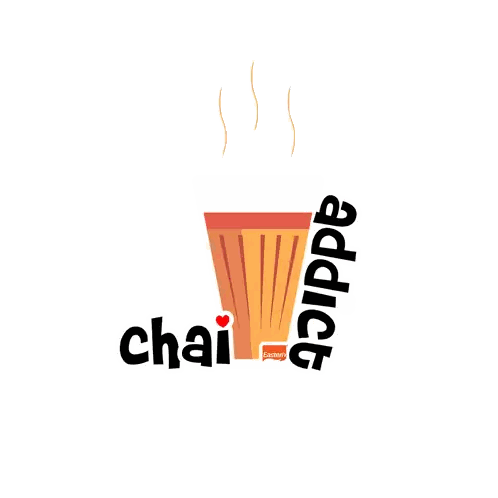 Chai Addict Logo With Tea Cup