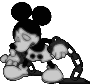 Chained Mickey Mouse Drawing