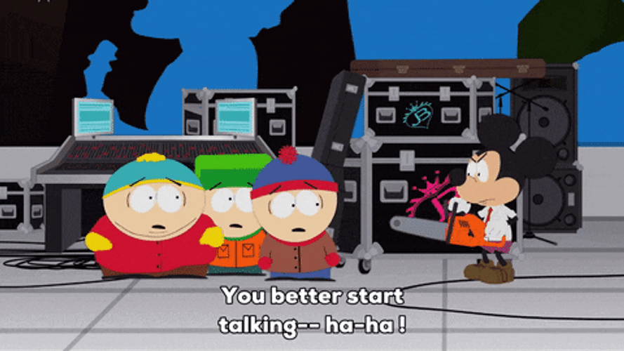 Chainsaw Eric Cartman South Park GIF