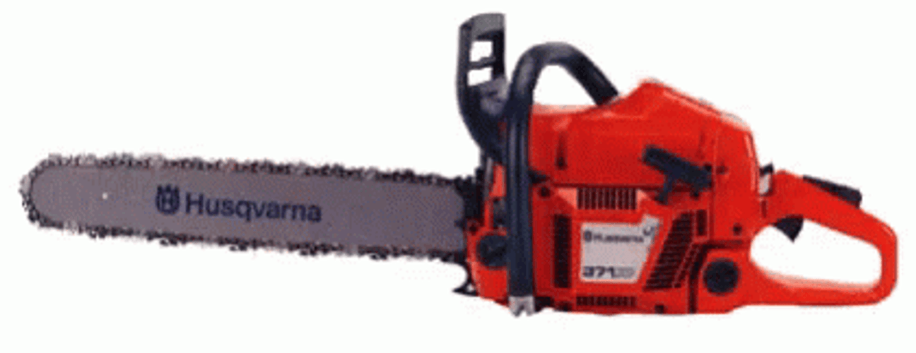 Chainsaw Husqvarna Moving Blade  GIF