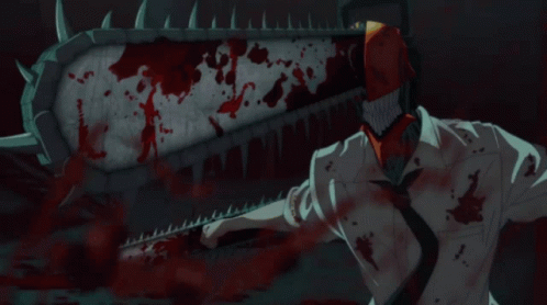 Chainsaw Man Bloody Denji GIF