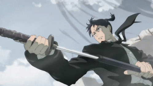 Chainsaw Man Characters Fighting GIF