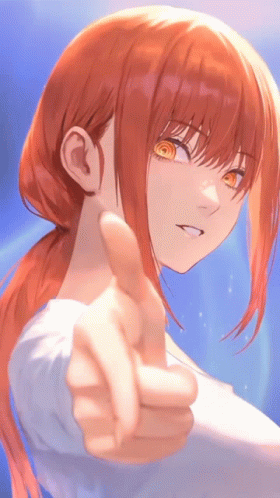 Chainsaw Man Makima Pointing GIF