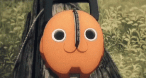 Chainsaw Man Pochita Beautiful Eyes Blinking GIF