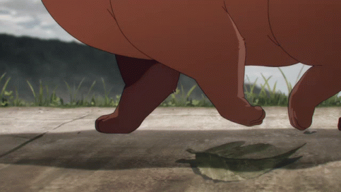 Chainsaw Man Walking Pochita GIF