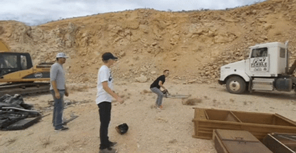 Chainsaw Quarry Open Pit Mine GIF