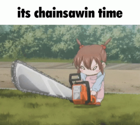 Chainsaw Time Loli Cute Anime GIF
