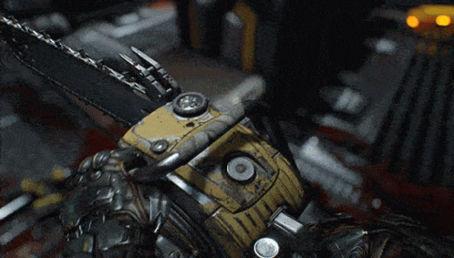 Chainsaw with Codex Entry Acquired