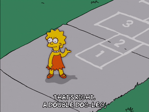 Chalk Lisa Simpson GIF
