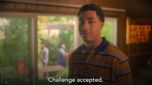 Challenge Accepted Young Man GIF