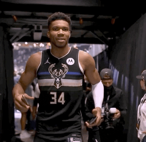 Champ Is Here Giannis Antetokounmpo Walking GIF
