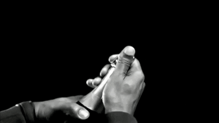 Champagne Popping Blue Liquid GIF