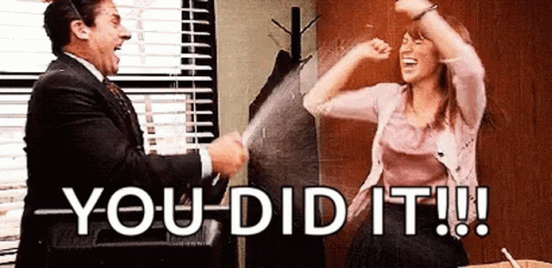 Champagne Shower We Made It To Friday GIF