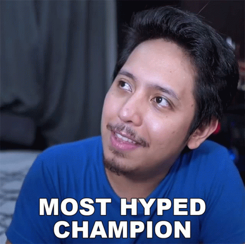 Most Hyped Champion GIF