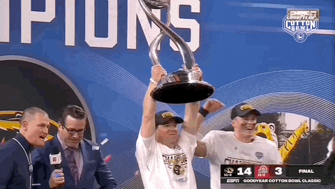 Champion Mizzou Award Trophy GIF