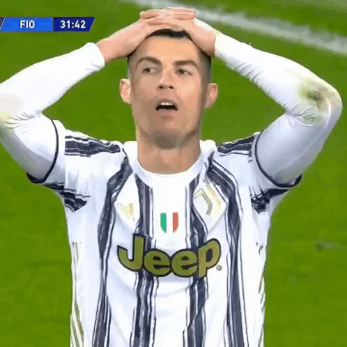 Champions League Game on TV Screen