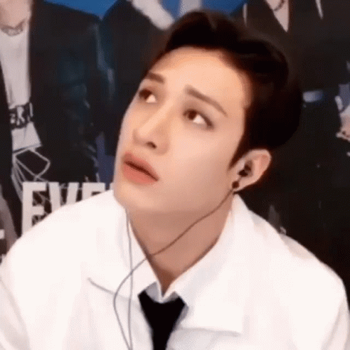 Chan Looking Up Thinking Meme GIF