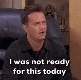 Chandler Bing Heartbreak GIF
