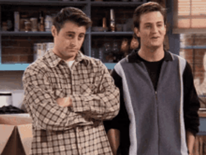 Chandler Joey Friends Apartment Its Free Real Estate GIF