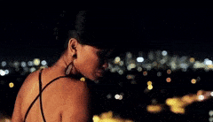 Chanel Iman Night Backless GIF