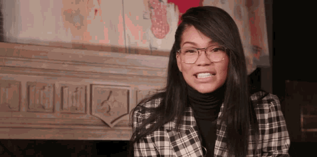 Chanel Iman Reading Glasses GIF