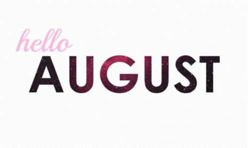 Changing Hello August Color Text GIF