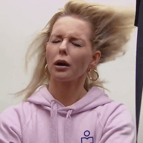 Chantal Janzen Blowing GIF