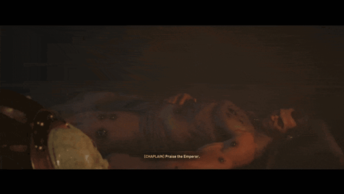 Chaplain Praise The Emperor Video Game Screenshot GIF