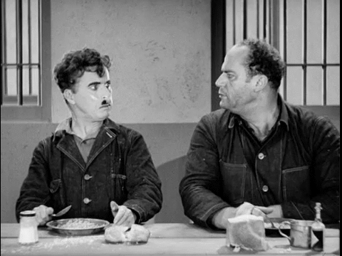 Chaplin Silent Eyebrows Up GIF