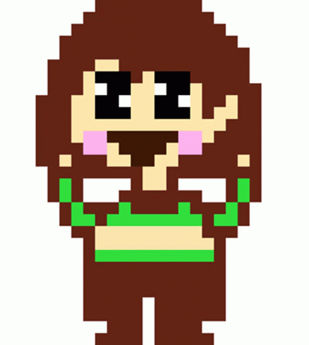 Chara Happy Hands Up GIF