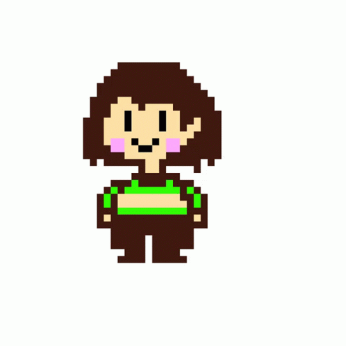 Chara Undertale Pixel Art GIF