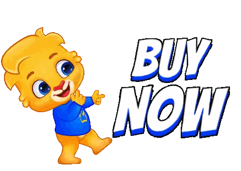 Character Pointing to Buy Now