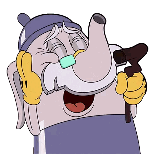 Character With Cane and Hat