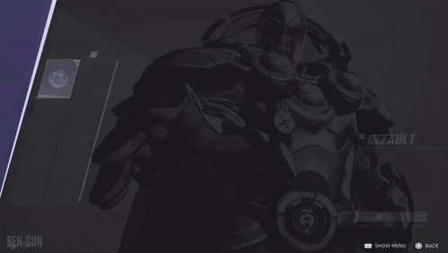 Character With Cross On Chest GIF