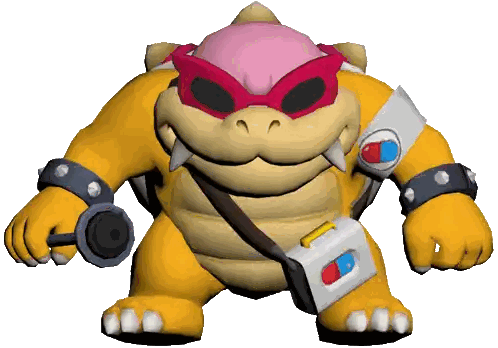 Character With Dumbbell Briefcase And Pills