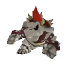 Character With Red Feather Standing