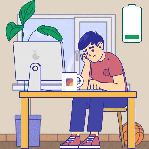 Charge Yourself With Coffee GIF