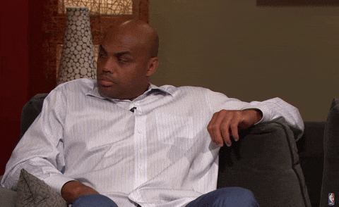 Charles Barkley Guarantee Bored Day GIF