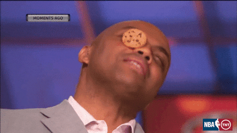 Charles Barkley Guarantee Cookie On Eye GIF