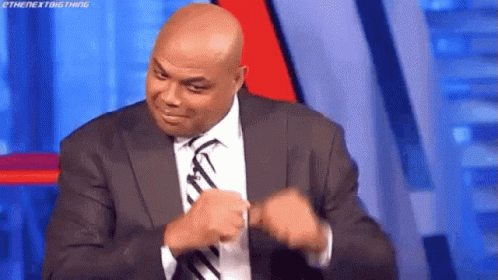 Charles Barkley Guarantee Playful Air Punch GIF