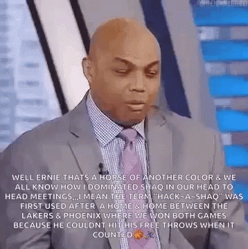 Charles Barkley Guarantee Shocking Statement GIF
